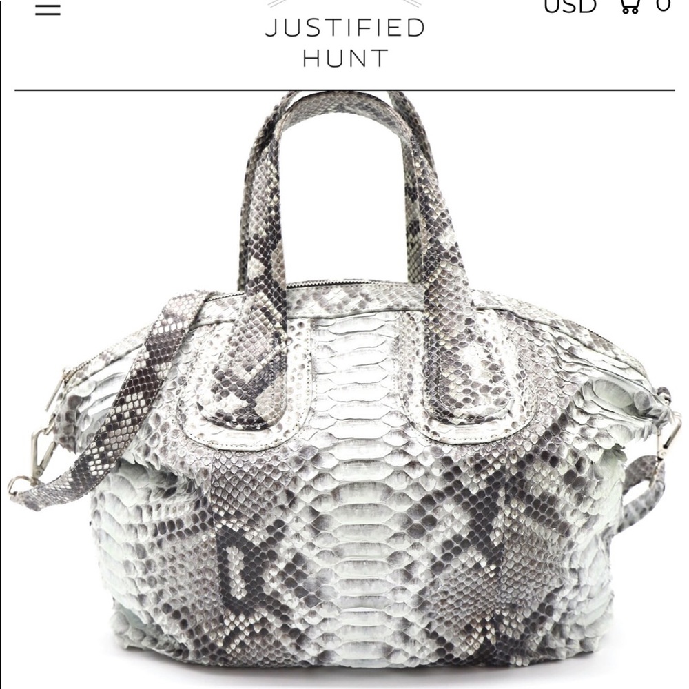 Justified Hunt (Authentic Snakeskin) Morgan Bag
